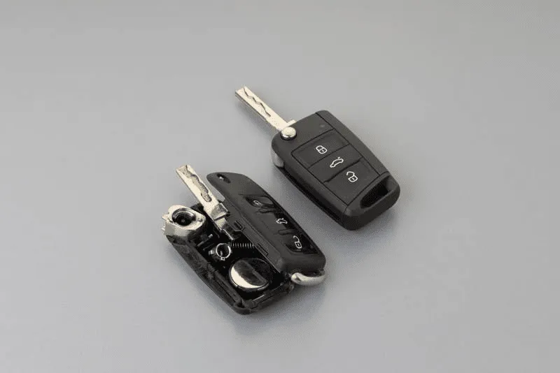 Illustration of car key repair