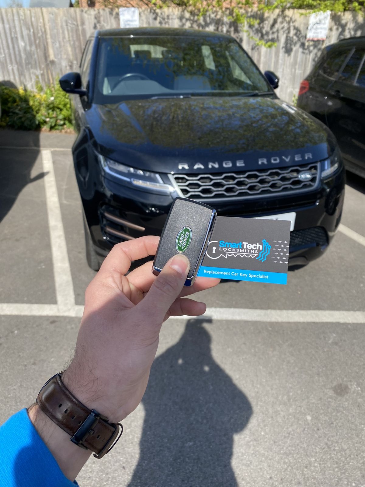 Range Rover Evoque — Smart key programmed