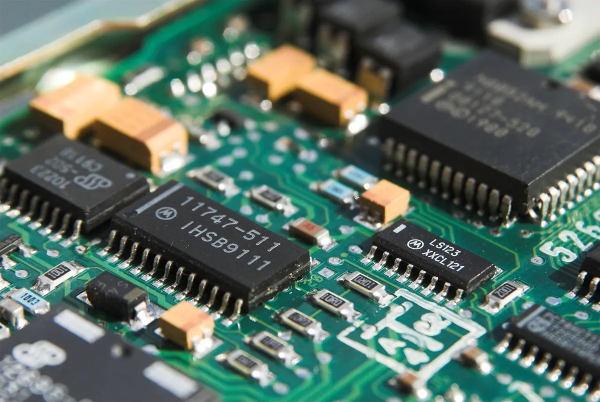 Close-up of a circuit board