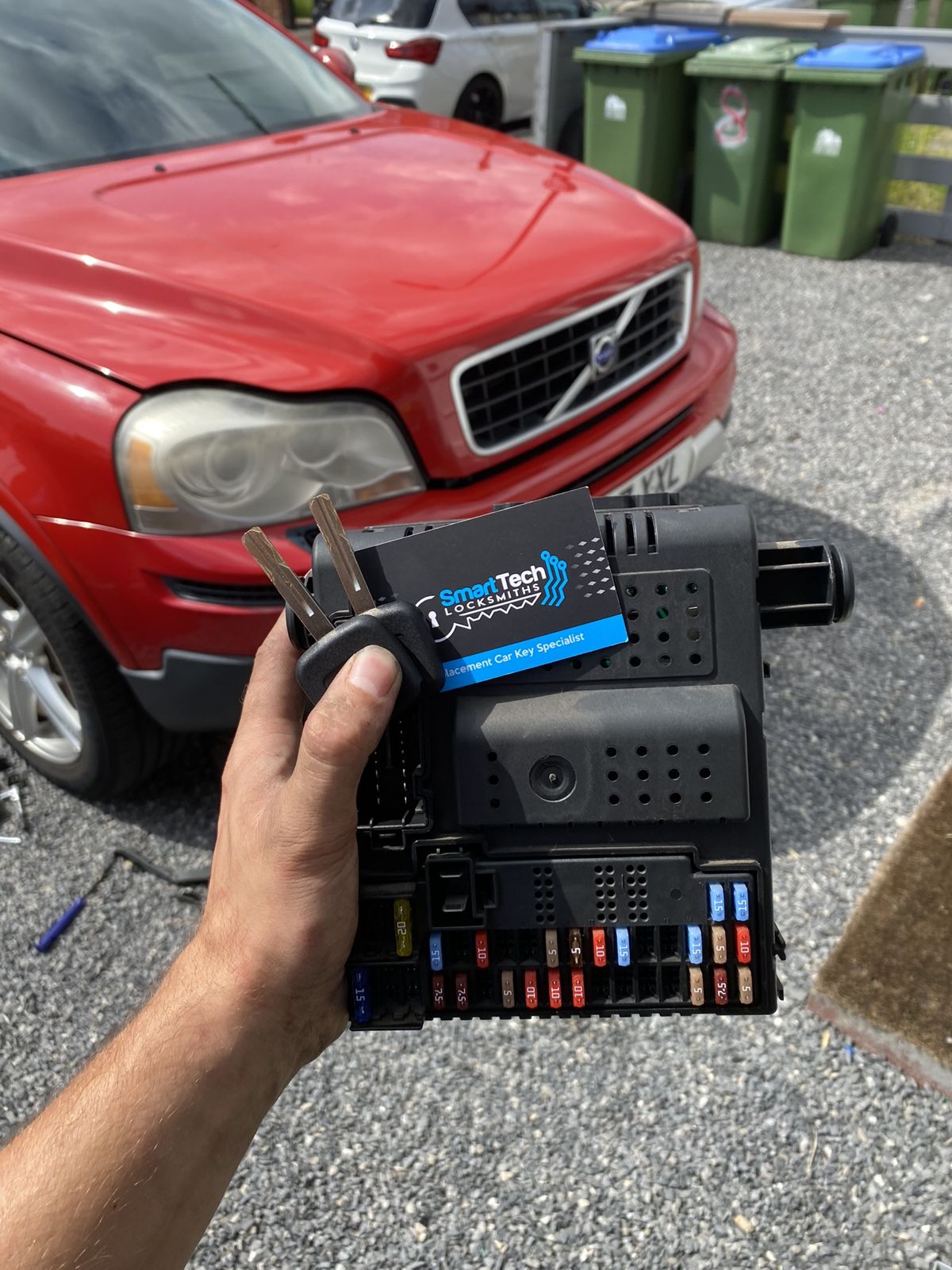 Volvo XC90 — Module and key coded