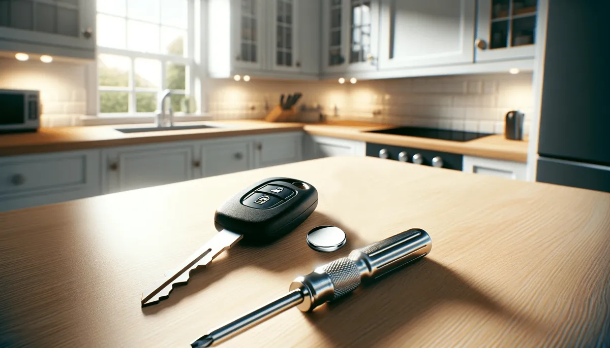 Opening car key fob