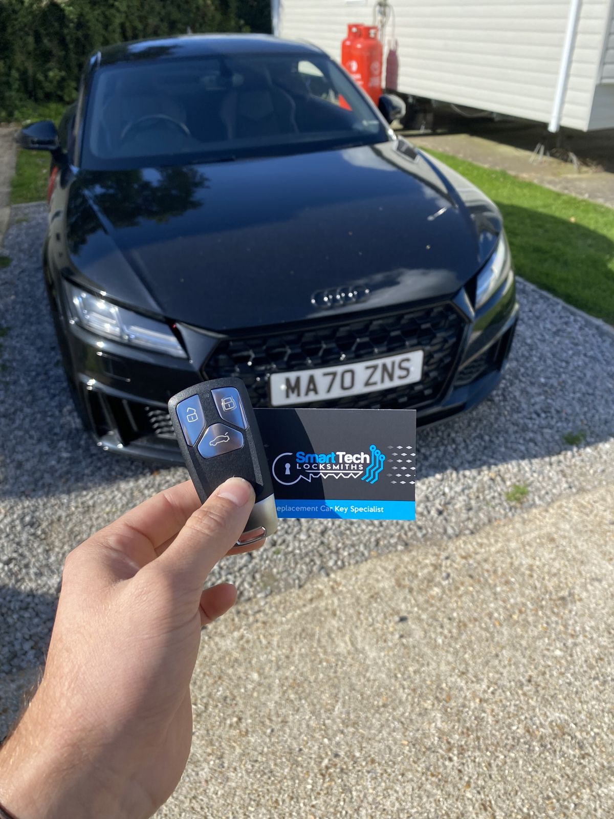 Audi A3 — Smart key programmed