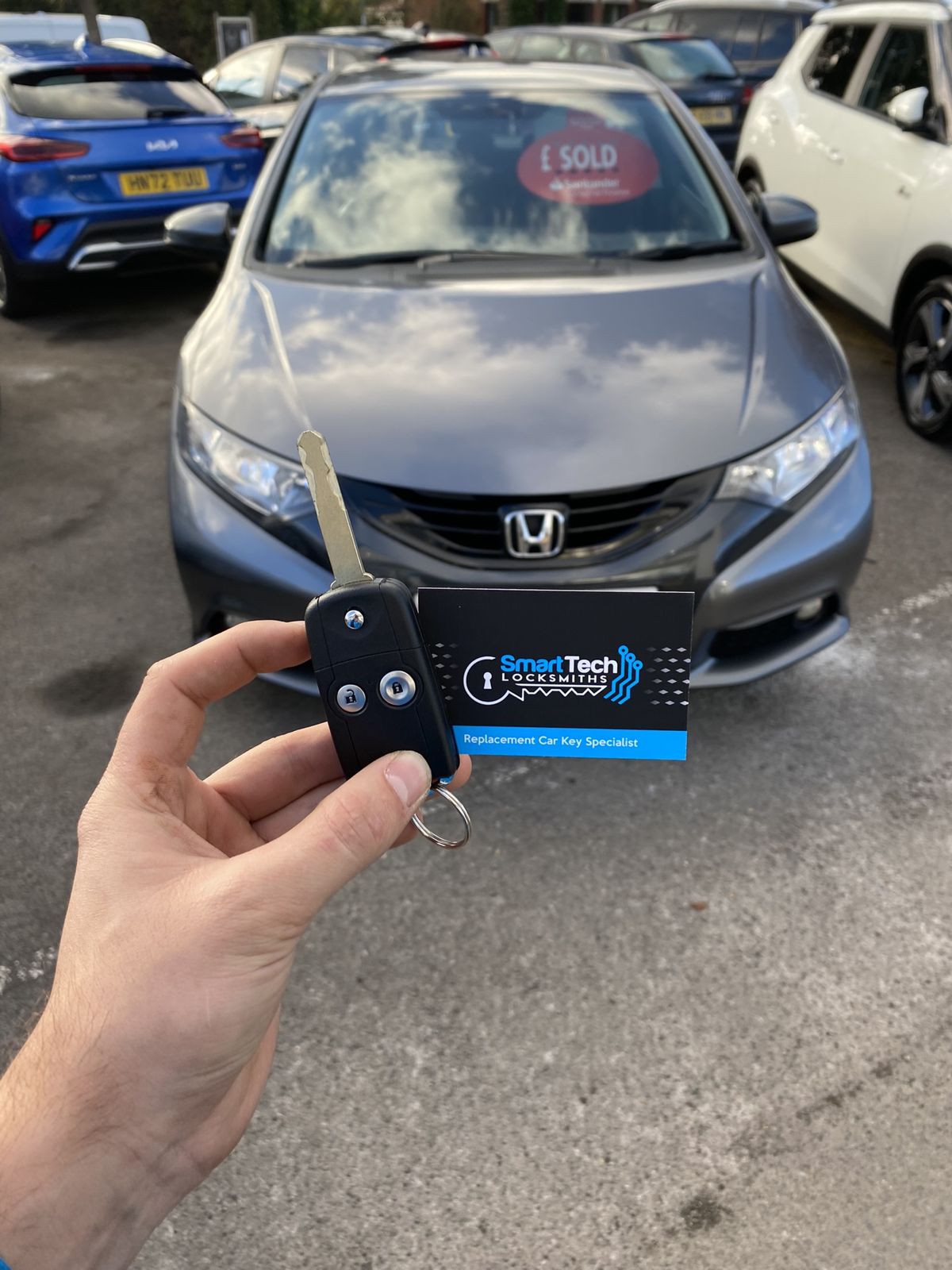 Honda Civic — Spare flip key