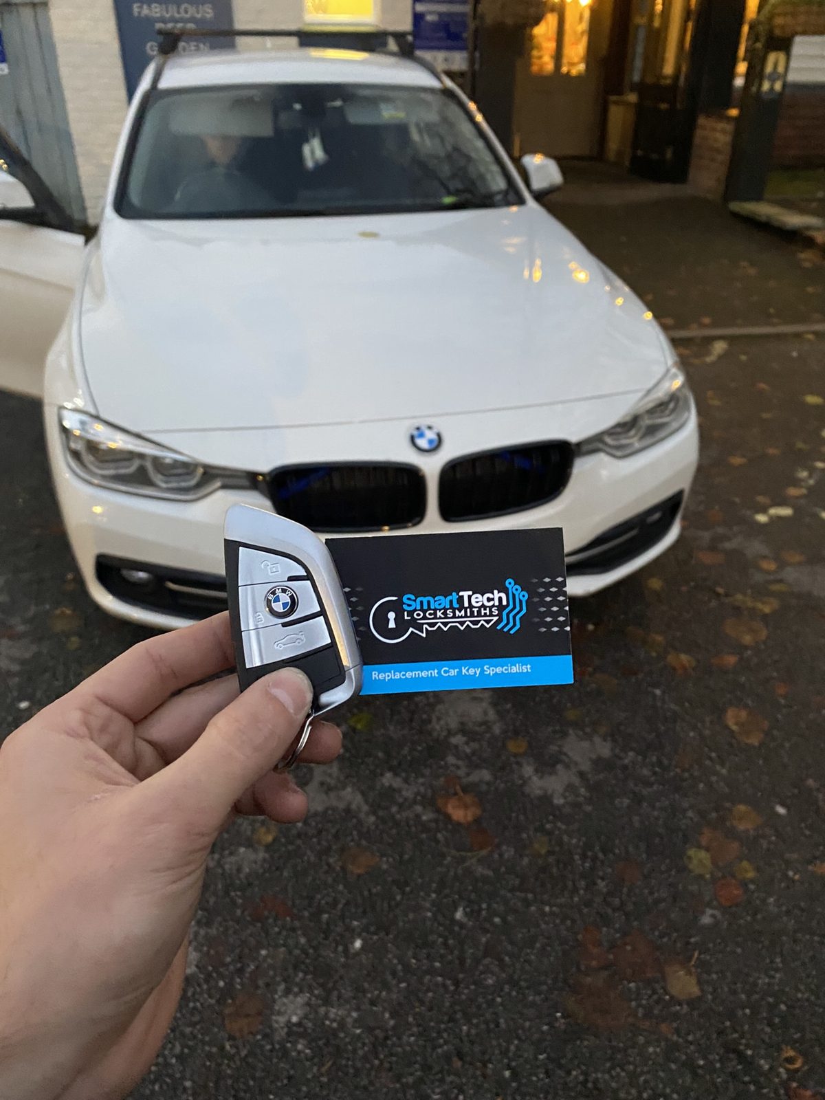 BMW 3 Series — Smart key programmed